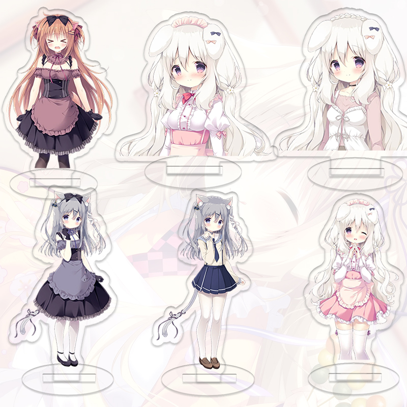 Model Kit Holder - Figurka Anime Amairo Chocolate Girl, Ozdoba,