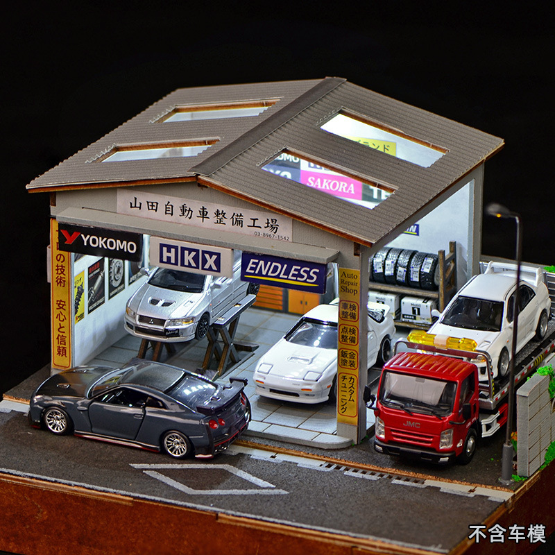 Model Kit Led - Zestaw do samodzielnego montażu dioramy warsztatu