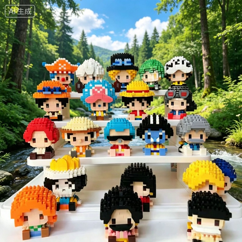 Model Kit Luffy - Nowy ONE PIECE Bóg Słońca Nika