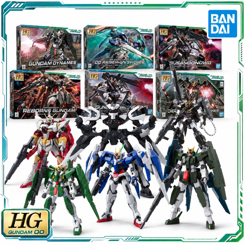 Model Kit Code Geass - Oryginalny Bandai HG 1/144 00 Raiser