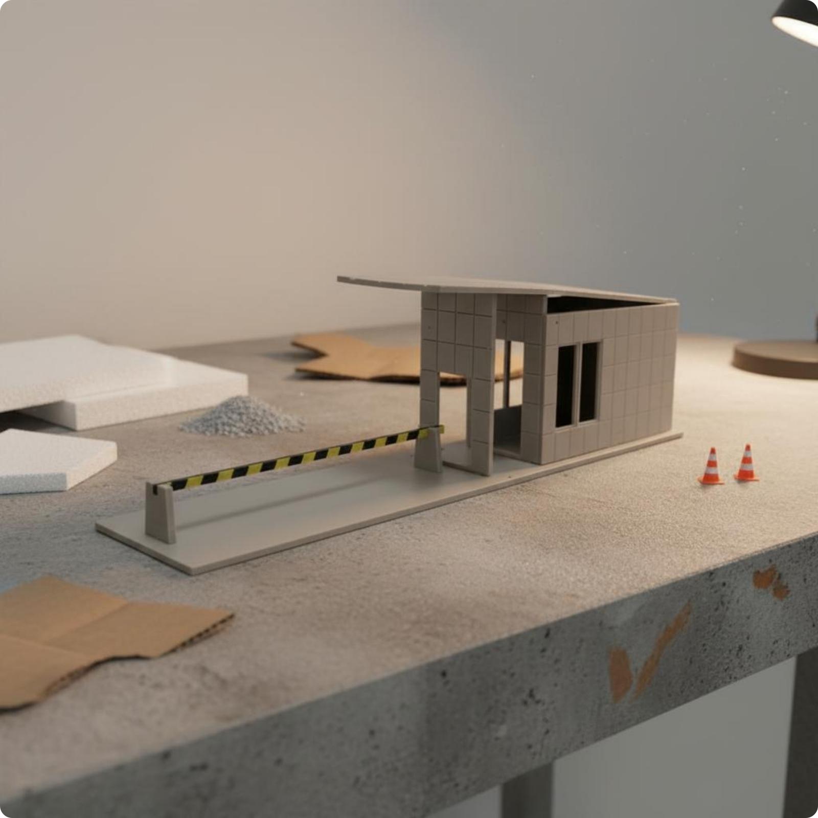 Model budowy domku strażniczeg – Model Kit House recenzja i cena