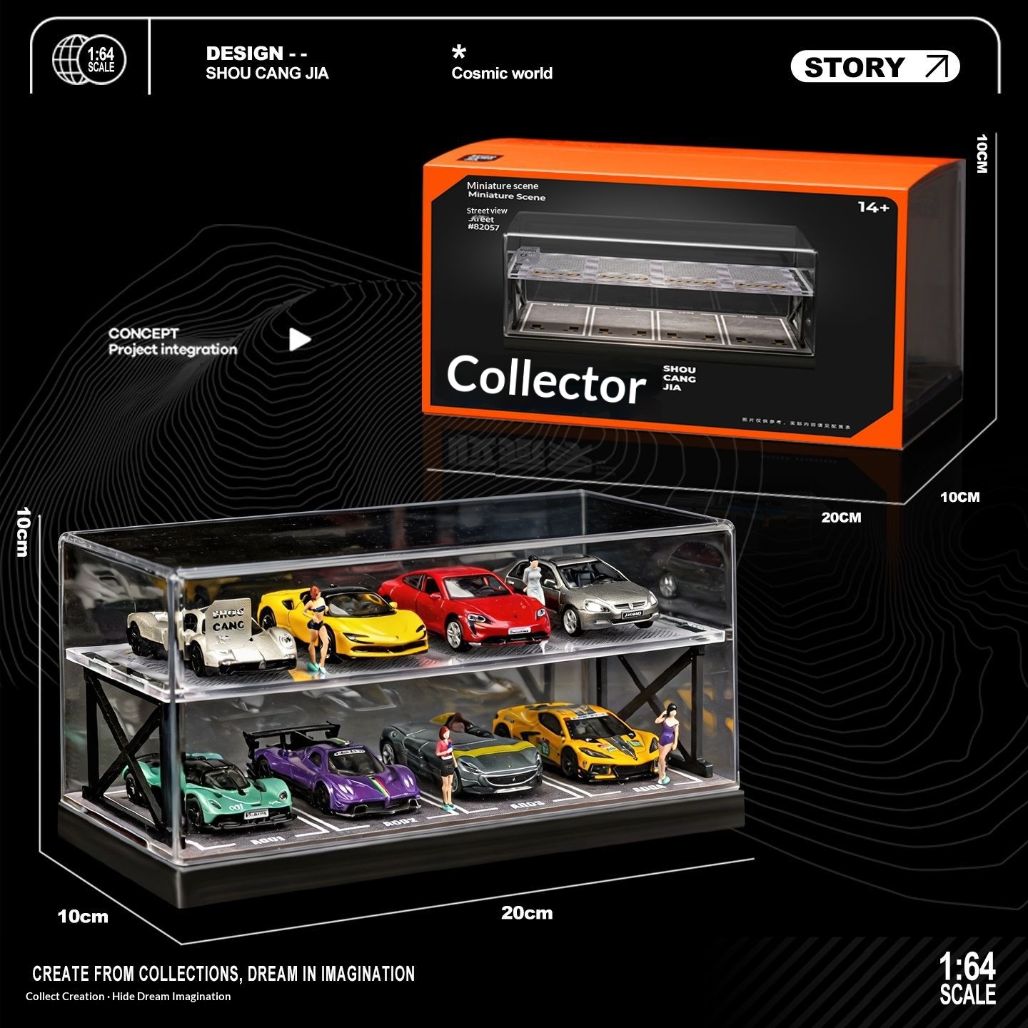 Diorama parkingu dwupiętrowego – Model Kit Led recenzja i cena