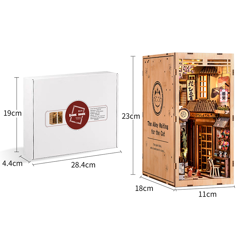 Zestaw LED Drewniany Narożnik  – Model Kit House recenzja i cena