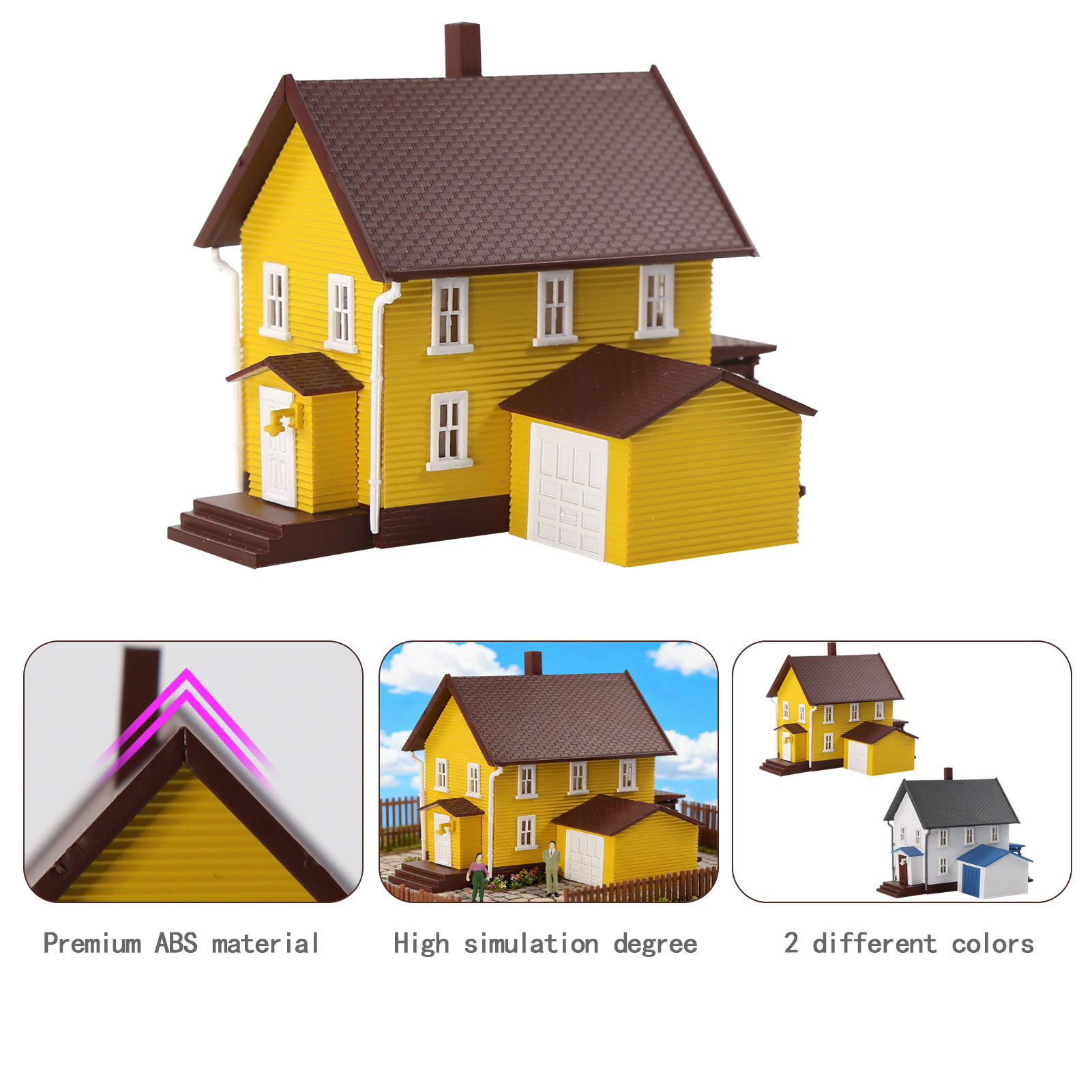 Evemodel N Scale 1:160 Model D – Model Kit House recenzja i cena