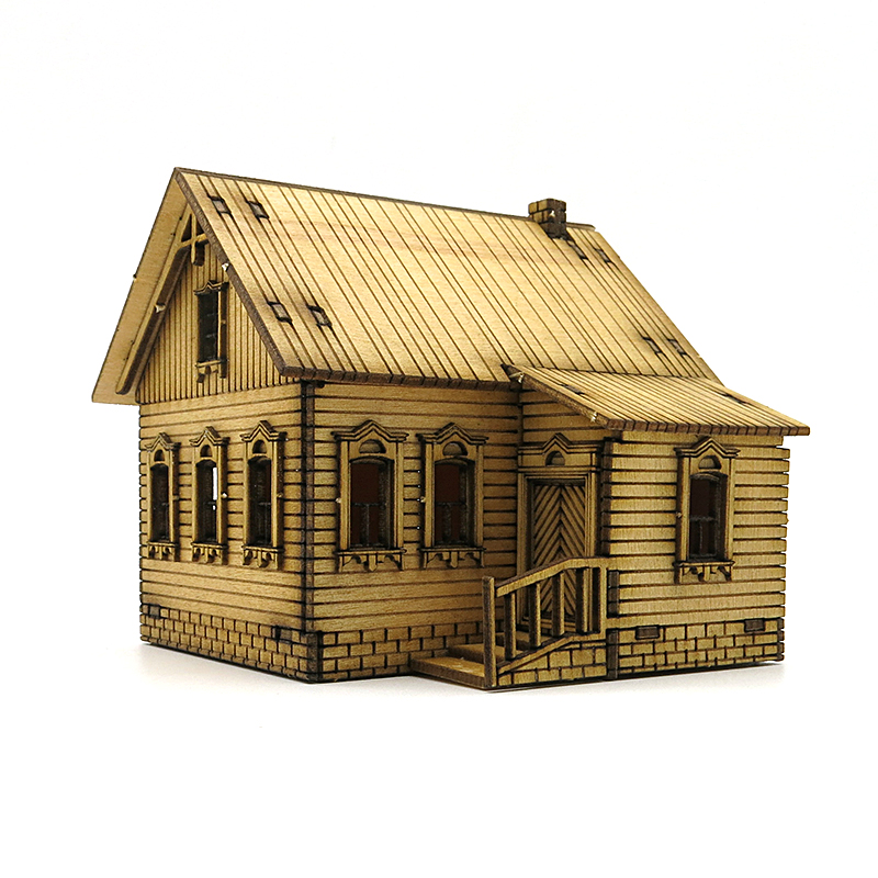 Drewniany model do składania w – Model Kit House recenzja i cena