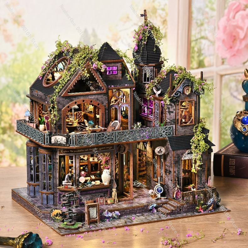 Drewniany Miniaturowy Domek -  – Model Kit House recenzja i cena