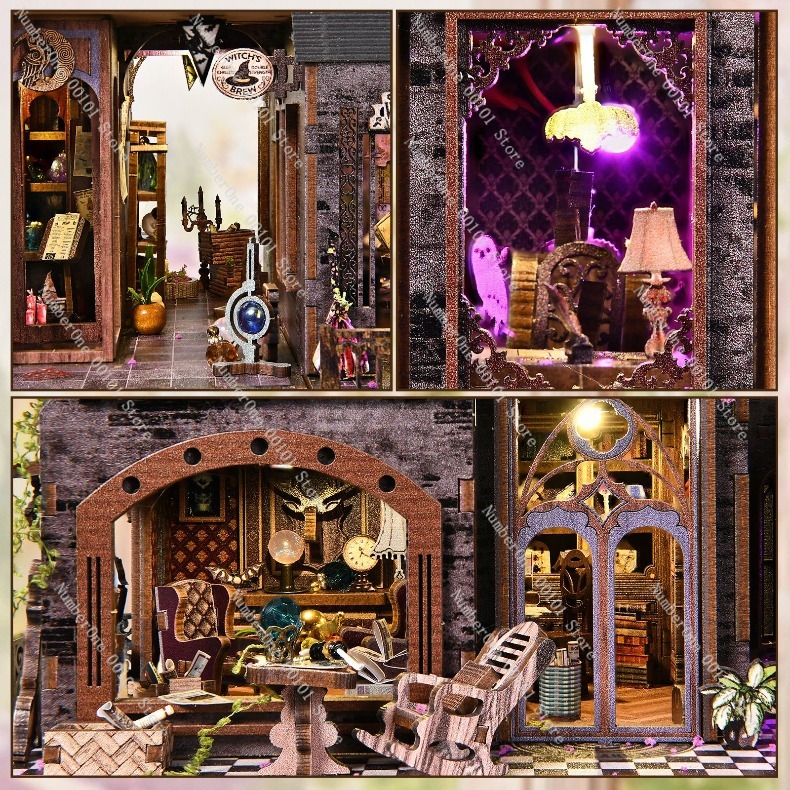 Drewniany Miniaturowy Domek -  – Model Kit House recenzja i cena